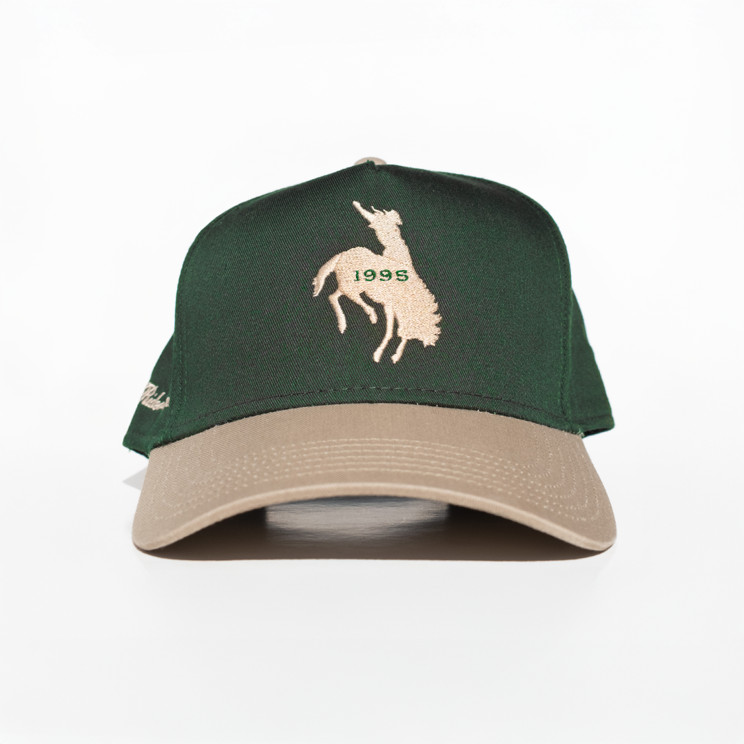 
                  
                    Bucking Cowboy Hat - Green & Natural
                  
                